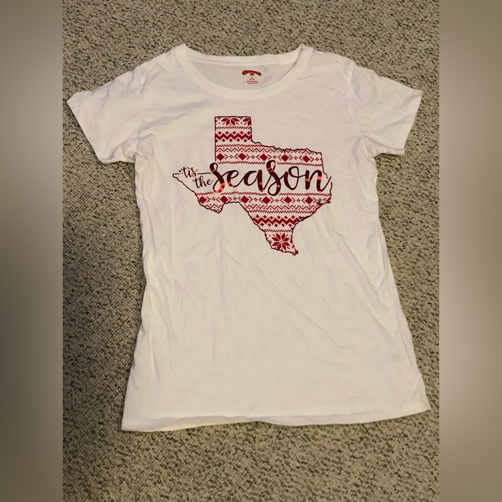 Holiday Time Christmas Tee Sz M